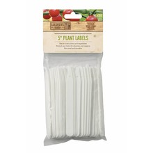 Steeketiketten 13cm wit 50 st.