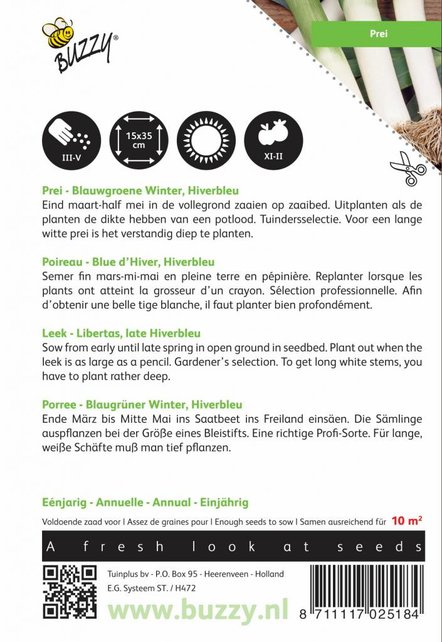 Winter prei groentezaden