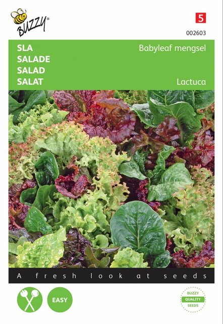 Sla mengsel Babyleaf groentezaden Sla mengsel Babyleaf groentezaden
