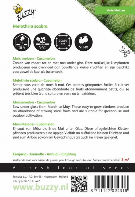 Muis meloen Cucamelon zaden