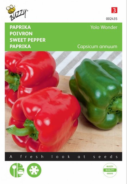 Paprika Yolo Wonder zaden Paprika Yolo Wonder zaden
