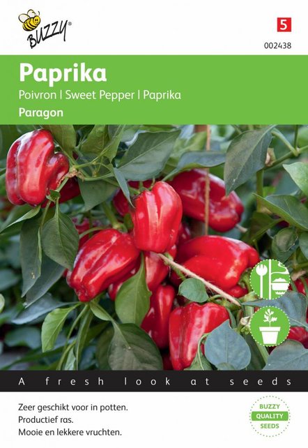 Paprika Snack Patio - rood – Paragon zaden