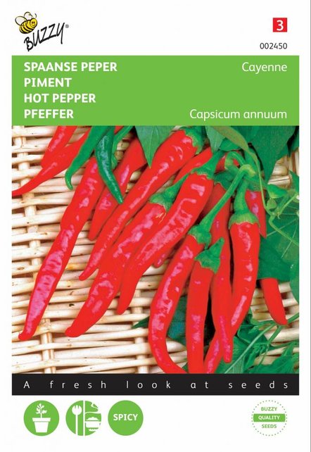 Spaanse Peper Cayenne zaden