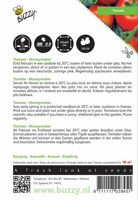Tomaat Moneymaker zaden