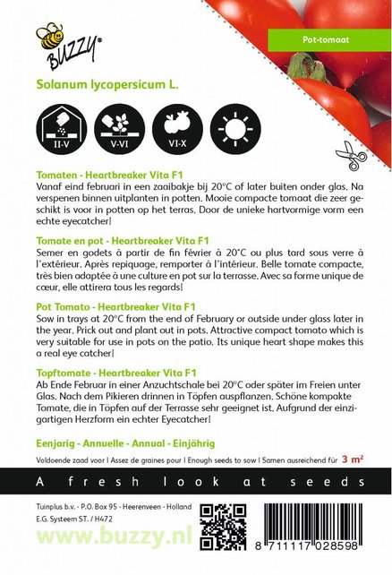 Tomaten Heartbreaker F1 zaden