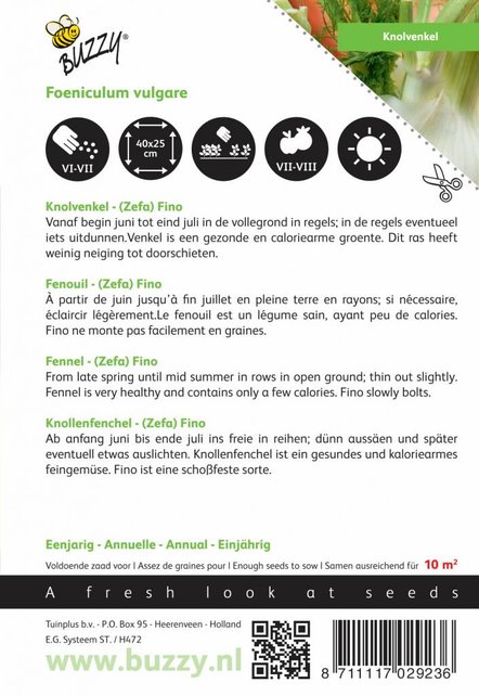 Venkel (Zefa) Fino zaden