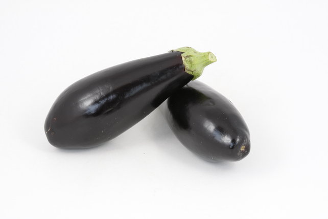 Geënte Aubergine plant