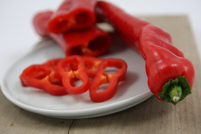 Zoete puntpaprika rood planten