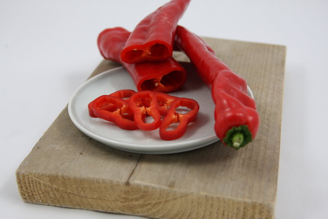 Zoete puntpaprika rood planten