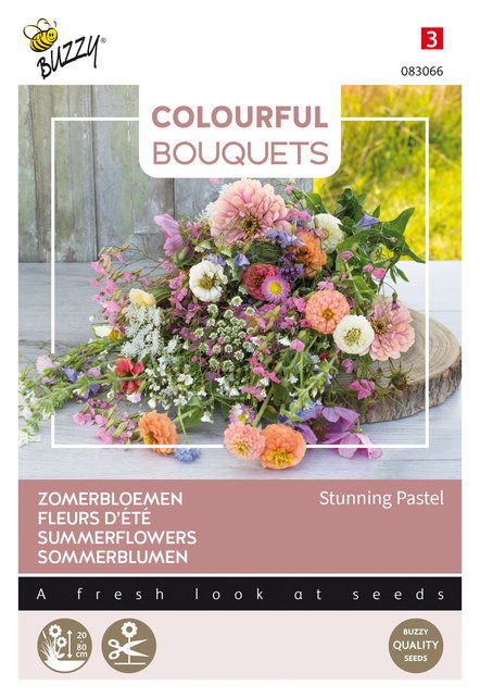 Zomerbloemen - Stunning Pastel gemengd