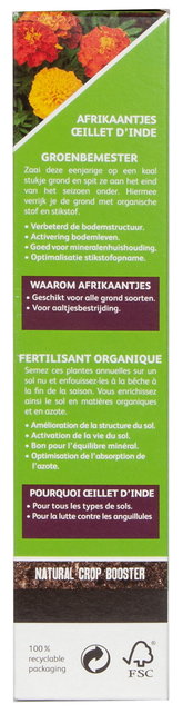 Groenbemester Afrikaantjes - Tagetes (50g)