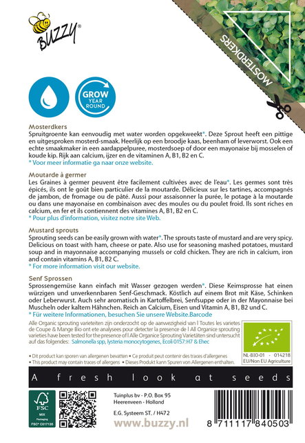 Sprouting Mosterdkers