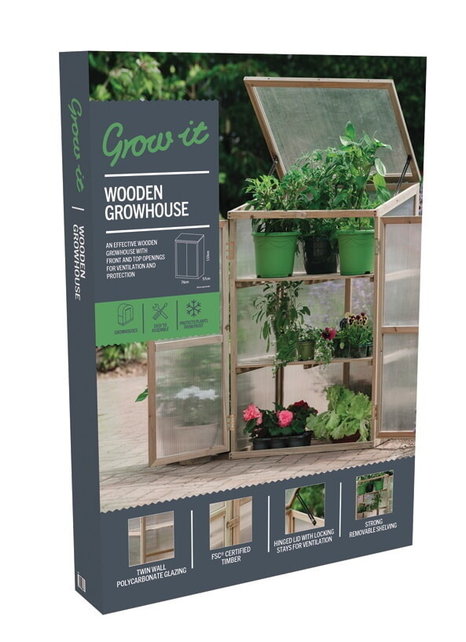 Kweekkas hout Grow it