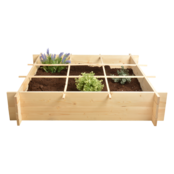 Vierkante meter moestuin hout
