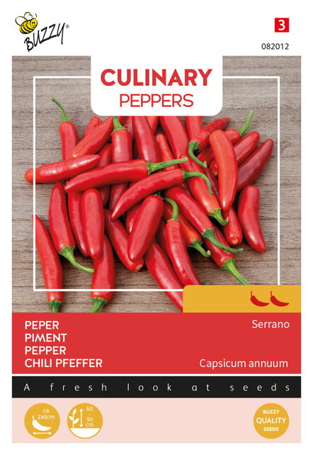 Buzzy® Madame Serrano Peperzaden – Pittige, frisse Mexicaanse chili (3/5)