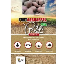 Biologische Pootaardappel Bio Raja / Alouette 1kg kopen – Middellate Roodschillige Aardappel | Buzzy Pootgoed
