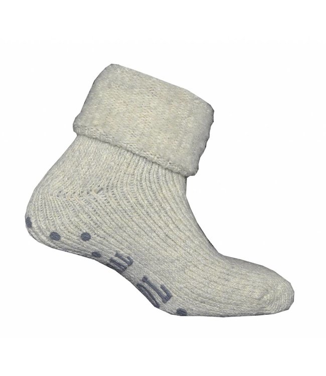 Apollo Dikke huissok wol met antislip