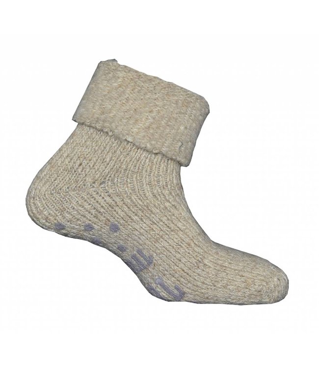 Apollo Dikke huissok wol met antislip
