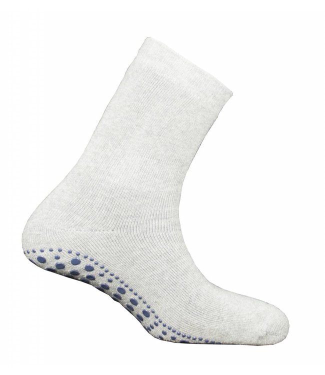 Basset katoenen huissok met stevige antislipzool