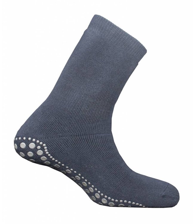 Basset katoenen huissok met stevige antislipzool