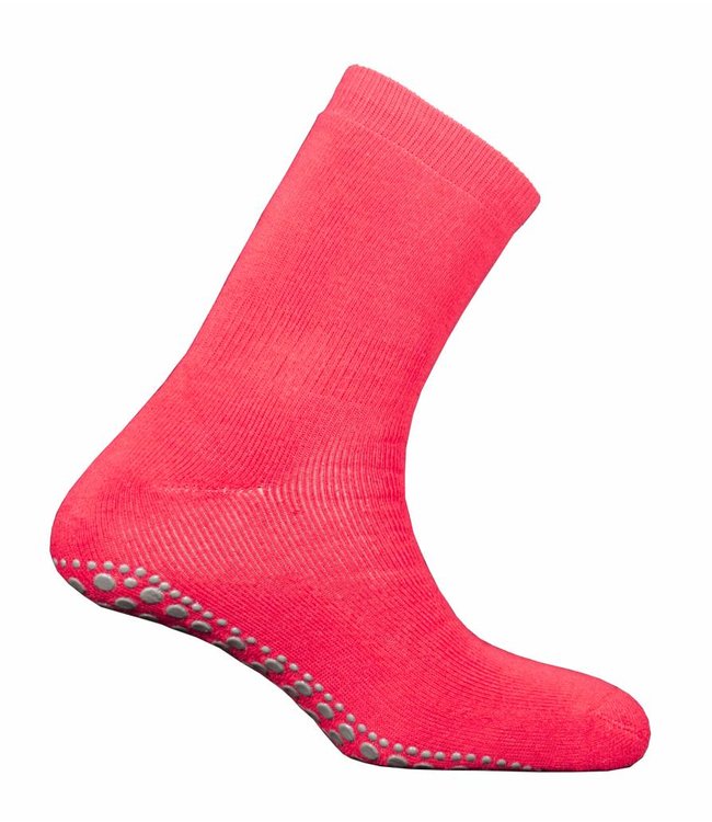 Basset katoenen huissok met stevige antislipzool