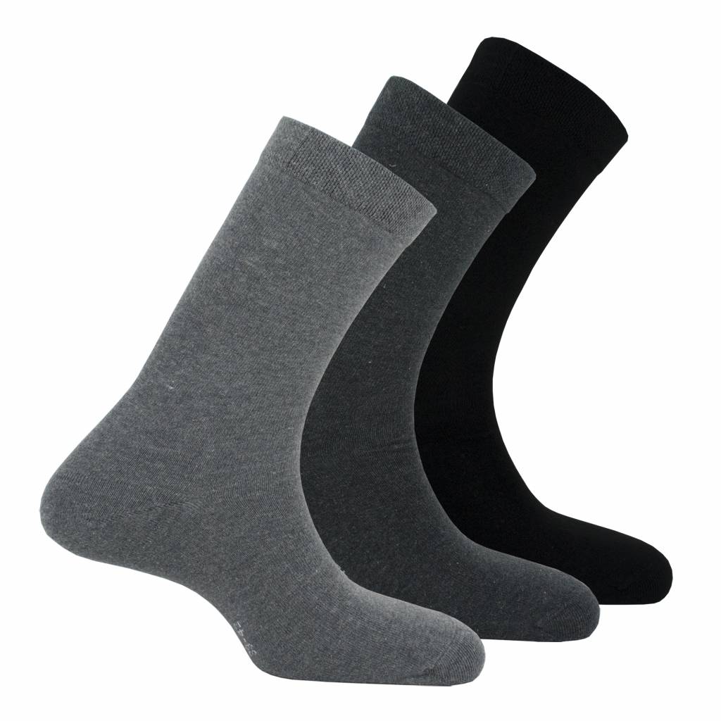 hoed te rechtvaardigen schotel Biologisch katoenen sokken 3 paar naadloos - van Eck Beenmode