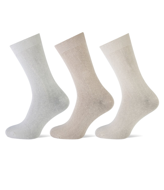 Teckel Teckel katoenen sokken 3 paar naadloos