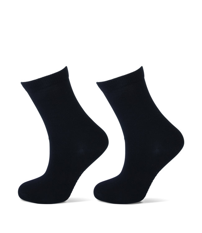 Yellow moon Katoenen kindersokken naadloos 2 paar