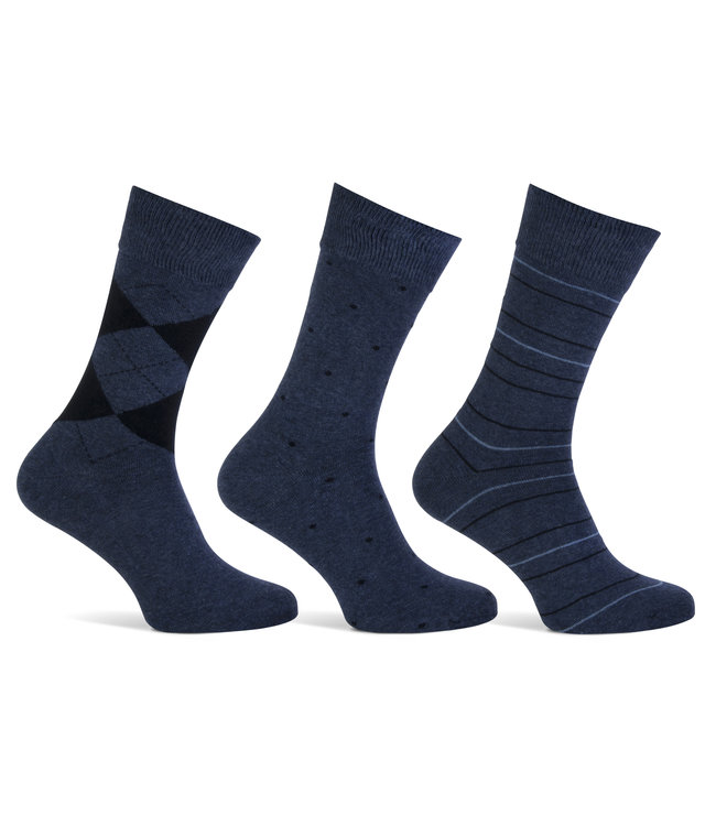 Teckel Nette herensokken katoen set van 3 paar