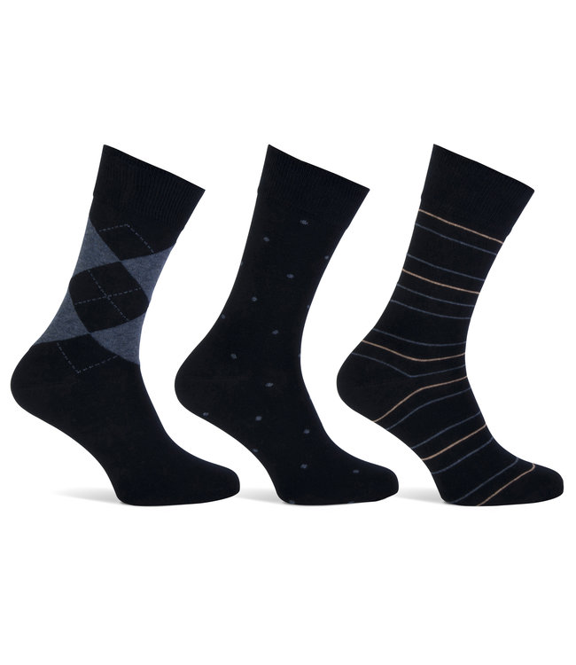 Teckel Nette herensokken katoen set van 3 paar