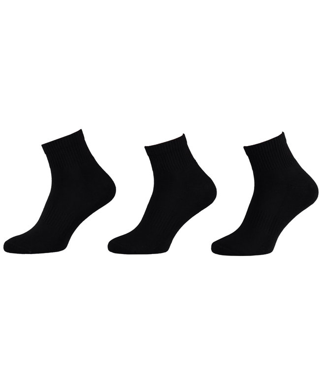Apollo korte sportsokken katoen 3 paar naadloos