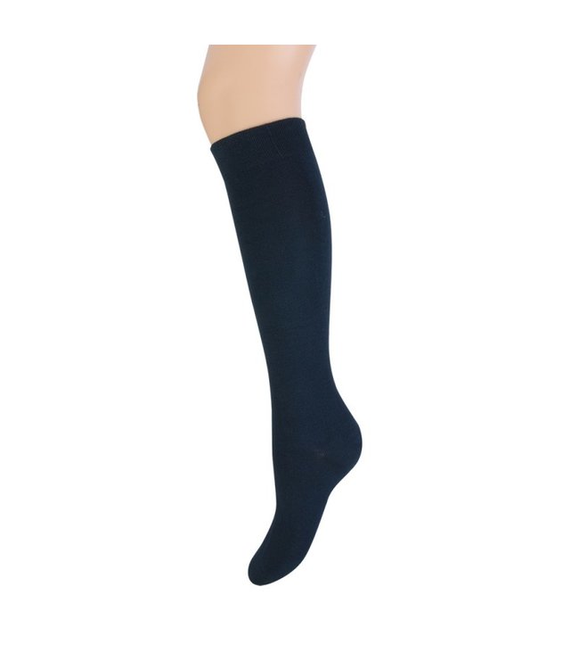 Yellow moon Katoenen kinder kniekousen volledig naadloos