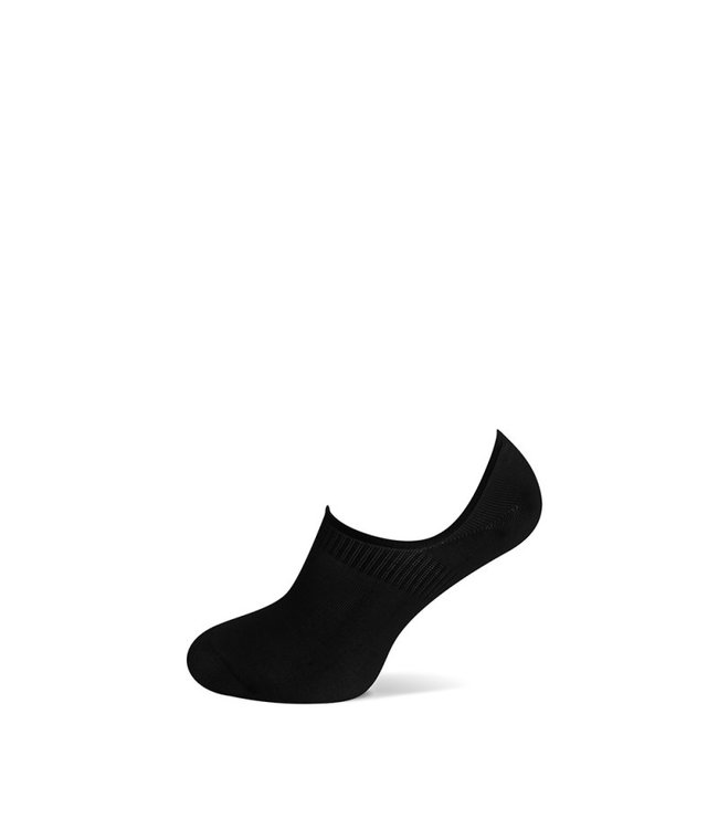 Basset Bamboe lage sneakersokken met siliconen antislip op de hak 2 paar