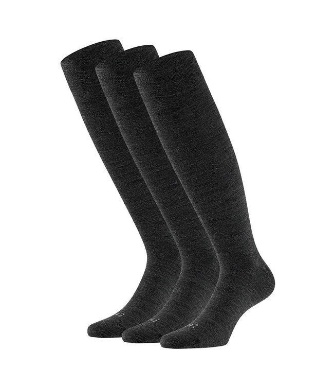 Apollo Luxe merino wollen kniekousen 3 paar