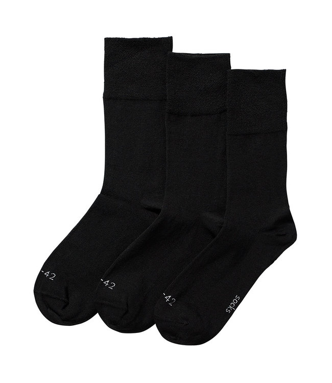 Apollo Luxe merino wollen sokken met antipress boord 3 paar