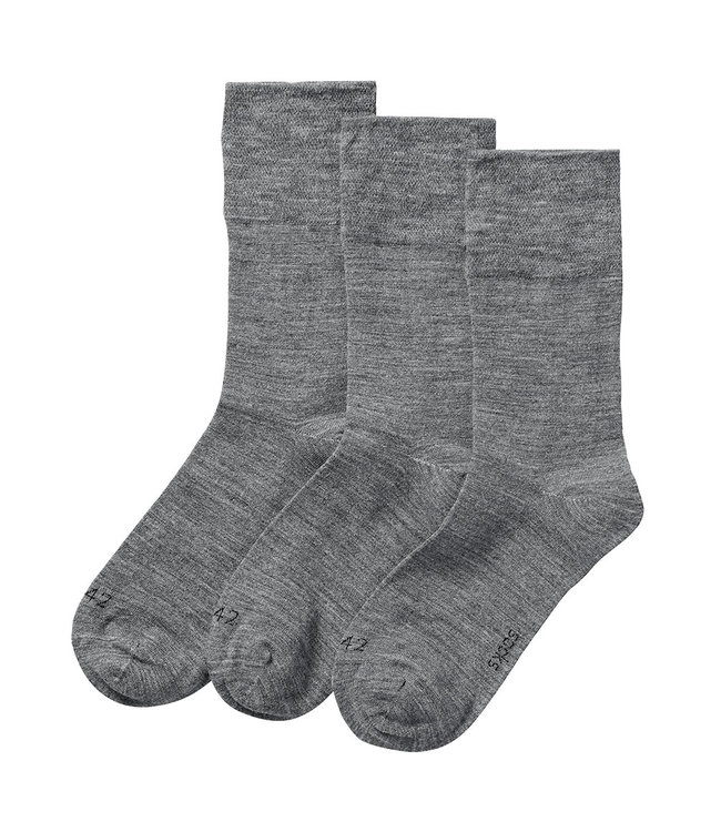 Apollo Luxe merino wollen sokken met antipress boord 3 paar