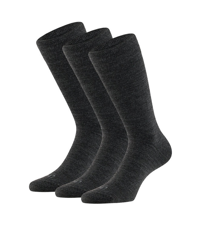 Apollo Luxe merino wollen sokken volledig naadloos 3 paar
