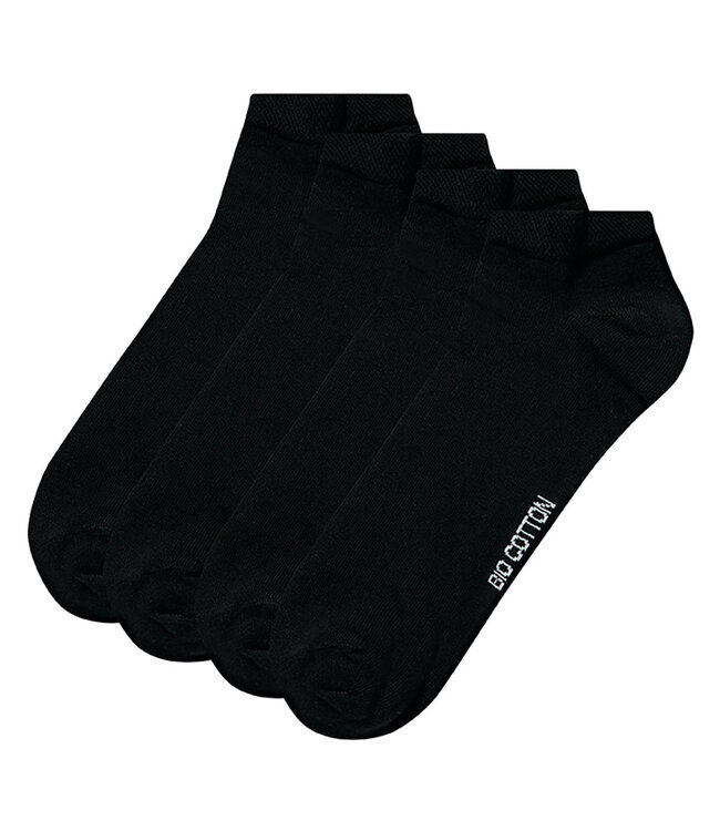 Apollo Biologisch katoenen enkelsokken naadloos 4 paar