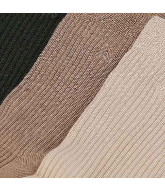 Apollo Bamboe sokken met rib motief naadloos 3 paar