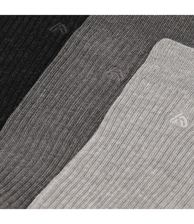 Apollo Bamboe sokken met rib motief naadloos 3 paar