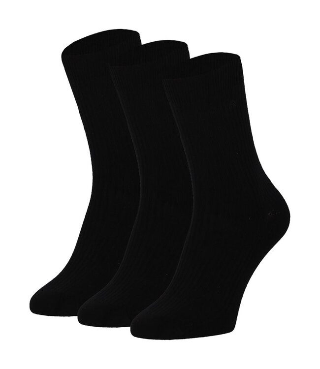 Apollo Bamboe sokken met rib motief naadloos 3 paar