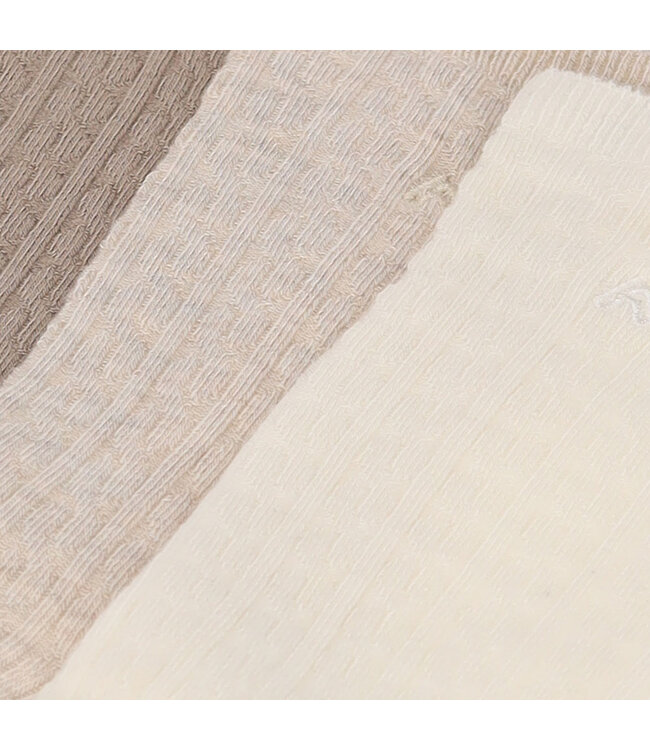 Apollo Bamboe sokken met kabel motief naadloos 3 paar