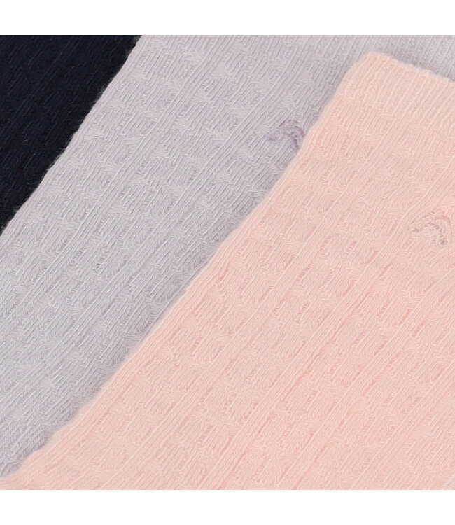 Apollo Bamboe sokken met kabel motief naadloos 3 paar