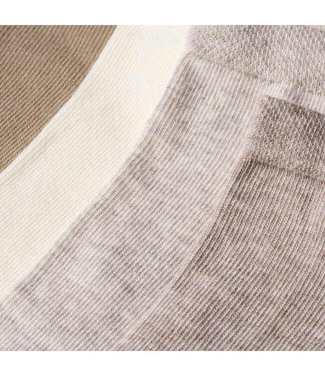 Apollo Biologisch katoenen enkelsokken naadloos 4 paar