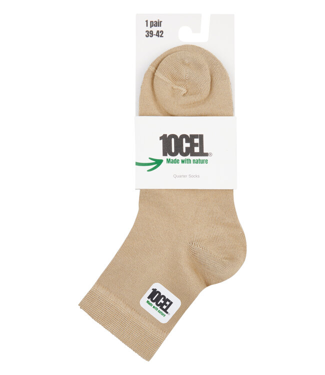10CEL Halfhoge enkelsok Tencel volledig naadloos afgewerkt
