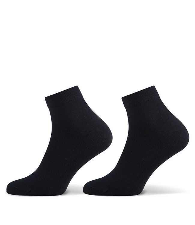 Basset Hoge bamboe enkelsokken naadloos 2 paar