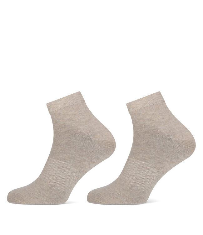 Basset Hoge bamboe enkelsokken naadloos 2 paar