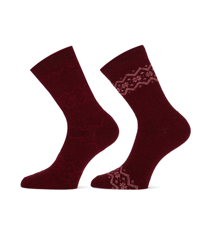 Teckel Noorse sokken wolmix teckel 2 paar