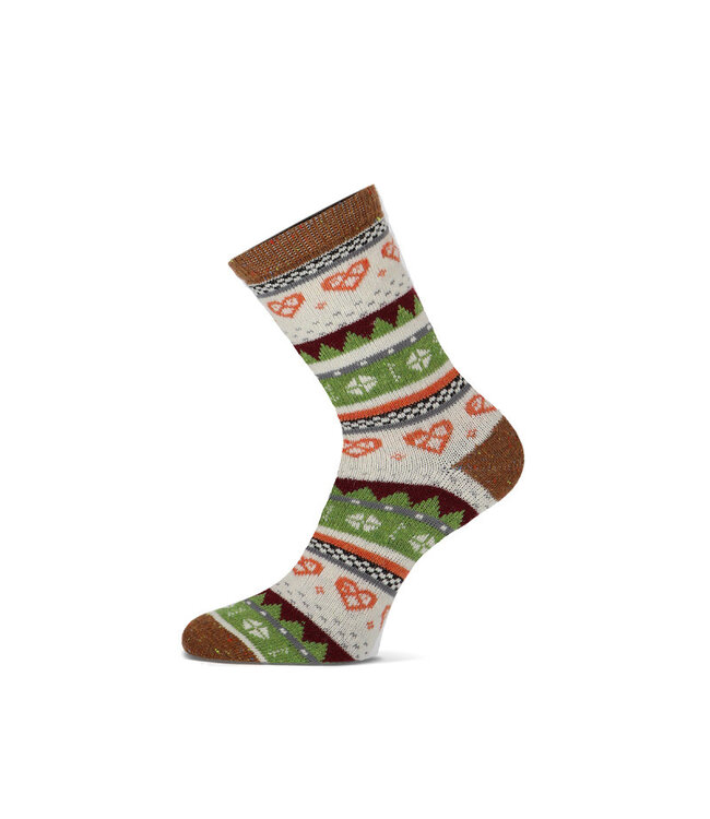 Teckel Vrolijke Noorse sokken wolmix teckel