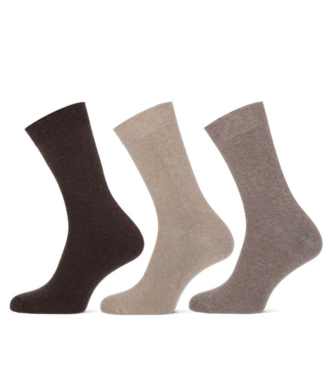 Teckel Teckel katoenen sokken 3 paar naadloos